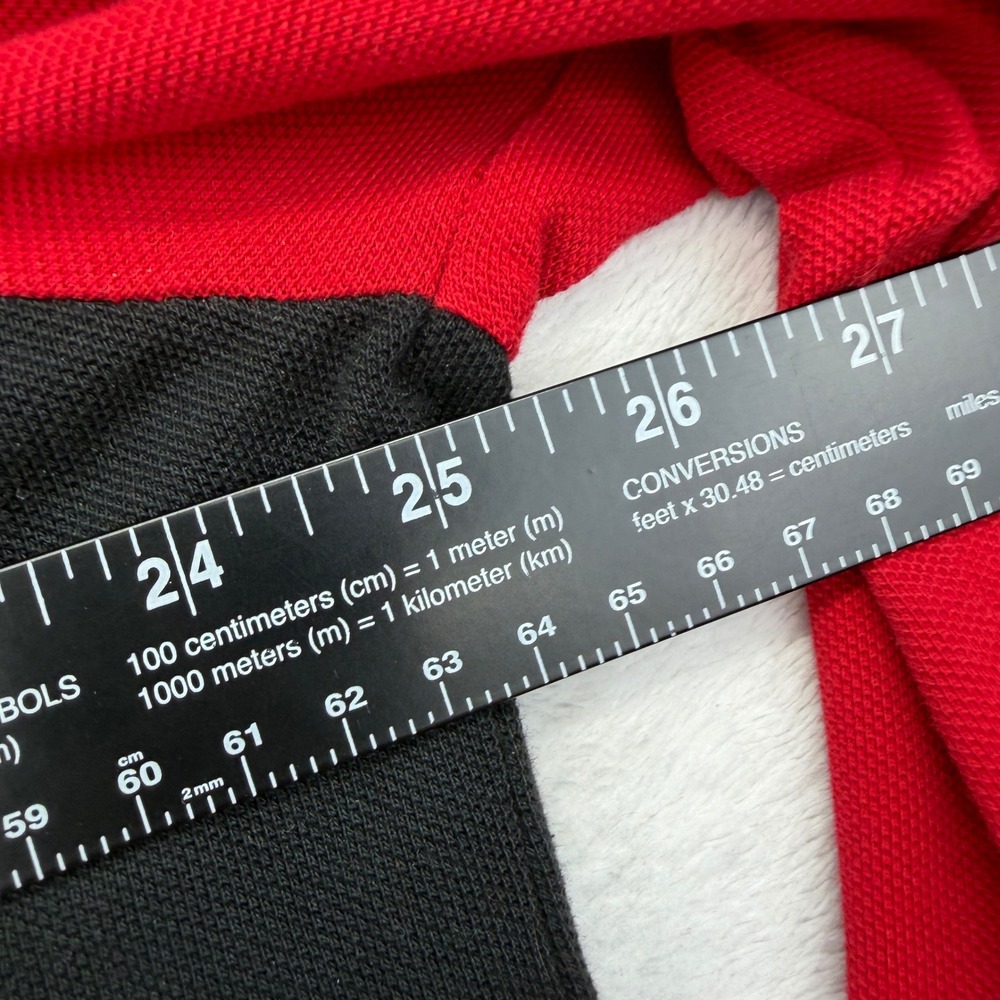 Polo Ralph Lauren BIG Pony Logo Mens Red Long Sleeve #3 Rugby Polo Shirt Sz XXL - Picture 6 of 7